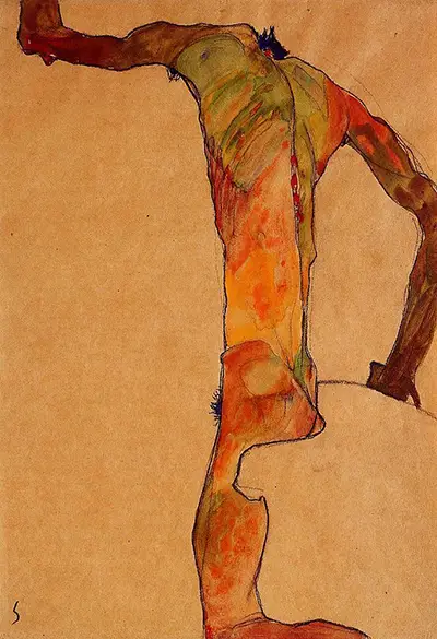 Male Nude Egon Schiele